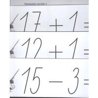 Matematické rozcvičky "2" pro 1.ročník ZŠ (sčítání a odčítání do 20 bez přechodu