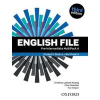 English File Third Edition Pre-intermediate - Multipack A