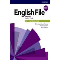 English File Fourth Edition Beginner - Student's Book with Student Resource Centre Pack