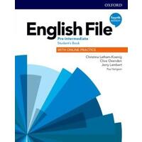 English File Fourth Edition Pre-Intermediate -  Student's Book with Student Resource Centre Pack