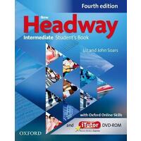 New Headway Fourth Edition Intermediate - Student´s Book with iTutor DVD-ROM+Online Skills / DOPRODE