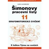 Šimonovy pracovní listy 11 - grafomotorická cvičení