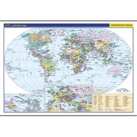Svět - příruční mapa - politická / obrysová 1:90 000 000