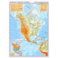 Severní a Střední Amerika - příruční mapa - obecně zeměpisná - oboustranná