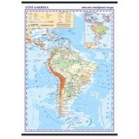 Jižní Amerika - obecně zeměpisná nástěnná mapa (fyzická), 960x1360mm