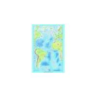 Atlantský oceán - nástěnná obecně zeměpisná mapa 1:12 000 000,1360x960mm