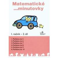 Matematické minutovky 1.ročník - 2.díl  MODRÁ ŘADA
