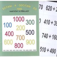 Sčítání a odčítání do 1000 - /16 karet,128 příkladů na sčítání a odčítání/