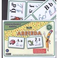 Procvičovací karty - abeceda - (34 karet A7s písmeny A-Ž)