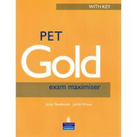 PET Gold Exam Maximiser New Edition with Key and Audio CD /  DOPRODEJ