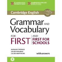 Grammar and Vocabulary for First and First for Sch. Book with Answers and Audio
