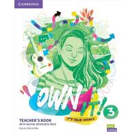 Own It! 3 - Teacher's Book with Digital Resource Pack