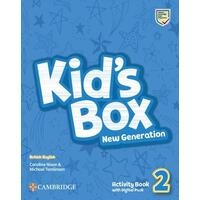 Kid's Box Level 2 New Generation Activity Book with Digital Pack 
