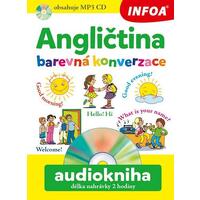 Audiokniha - Angličtina - Barevná konverzace + mp3 CD
