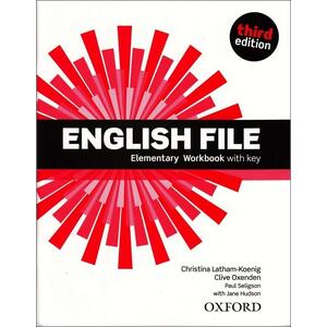 English File Third Edition Elementary Workbook with Answer Key