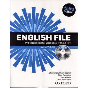English File Third Edition Pre-intermediate - Workbook Without Answer Key / DOPRODEJ
