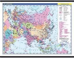 Asie - nástěnná politická mapa + 20ks mapek, 1360x960mm