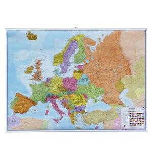 Evropa - nástěnná politická mapa 1:3 200 000 (obří -  š-186cm, v-135cm)