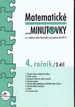 Matematické minutovky 4.ročník - 2.díl  MODRÁ ŘADA