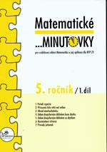 Matematické minutovky 5.ročník - 1.díl  MODRÁ ŘADA