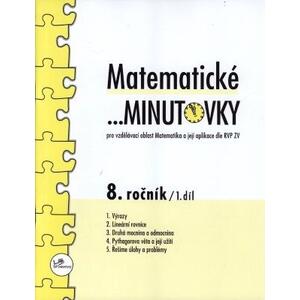 Matematické minutovky 8 - 1.díl  MODRÁ ŘADA