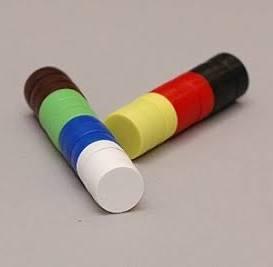 Magnety 6ks plastové barevné