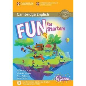 Fun for Starters 4th Edition Student´s Book with Audio with Online Activities