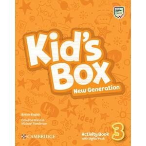 Kid's Box Level 3 New Generation Activity Book with Digital Pack 