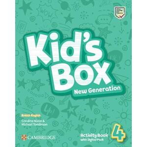 Kid's Box Level 4 New Generation Activity Book with Digital Pack 