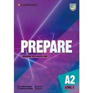 Prepare! Second edition 2 (A2) - Workbook with Digital pack