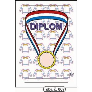 Diplom A5 - Medaile (obj.č. 7)